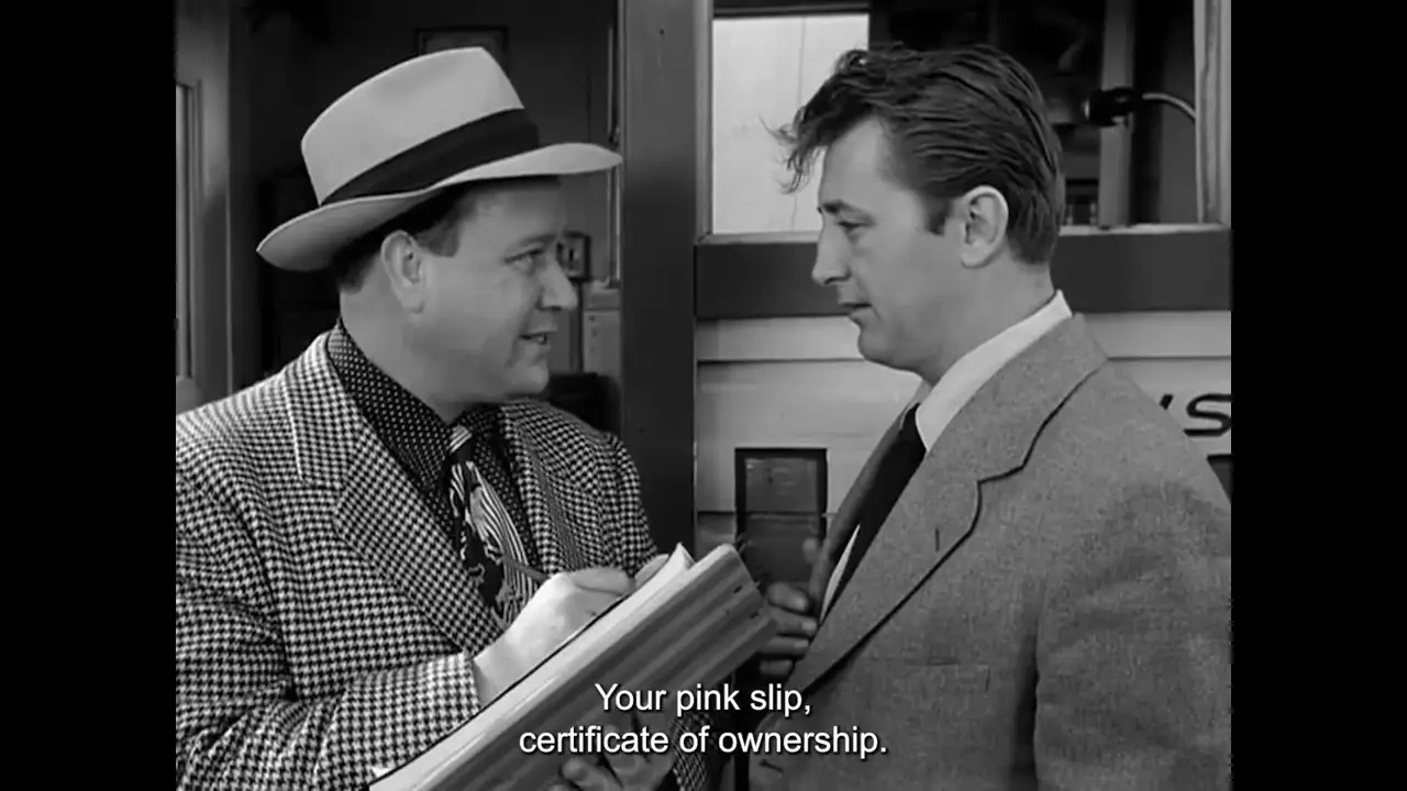 Still from the Movie Wreckers riff of Where Danger Lives (1950)